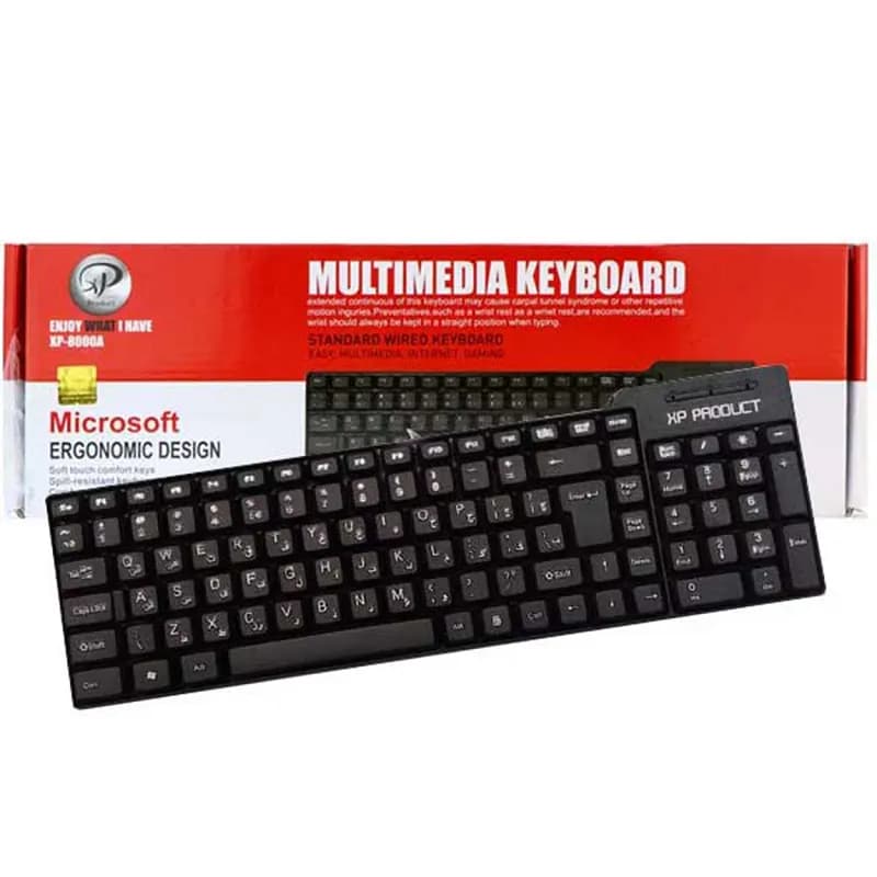 کیبورد باسیم ایکس پی-پروداکت مدل XP-8000E — تصویر ۴