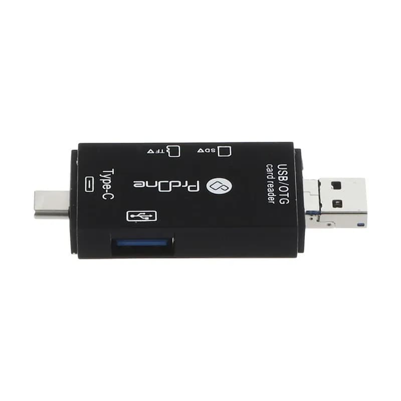 کارت خوان چندکاره پرووان مدل PCO03 با رابط USB-C،Micro-SD،USB،Micro-USB،OTG — تصویر ۶