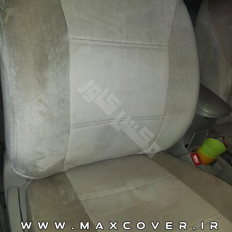 روکش صندلی تویوتا کرولا 2006 تا 2013 Corolla مخمل کرم — تصویر ۷