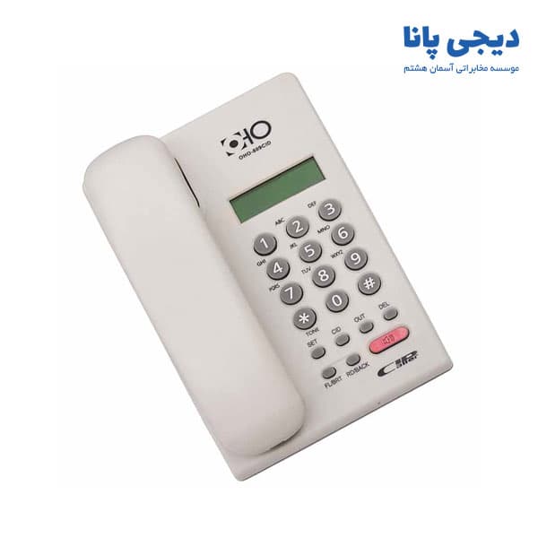 تلفن رومیزی 1 خط اهو مدل OHO-809CID — تصویر ۳