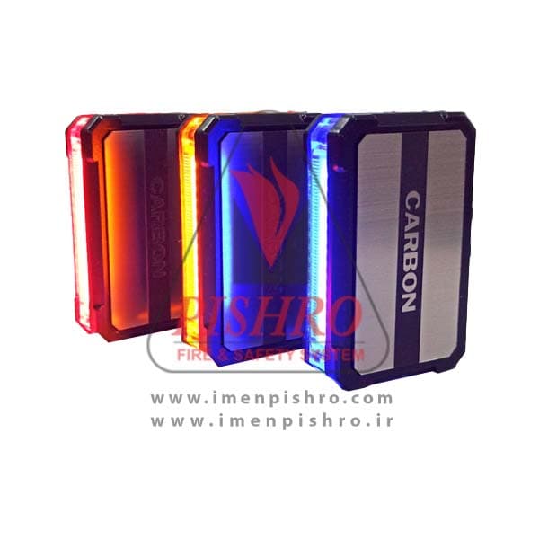 چراغ کربن هشدار چندکاره شارژی Carbon Light — تصویر ۸