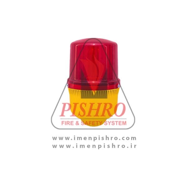 چراغ چشمک زن ۲۲۰ ولتی رنگ قرمز