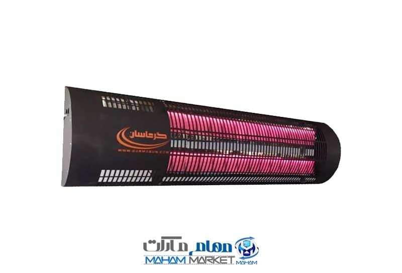 هیتر تابشی سرامیکی صنعتی گرماسان مدل GRC Double