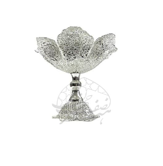 شیرینی خوری متوسط لبه قلدار ملیله کاری