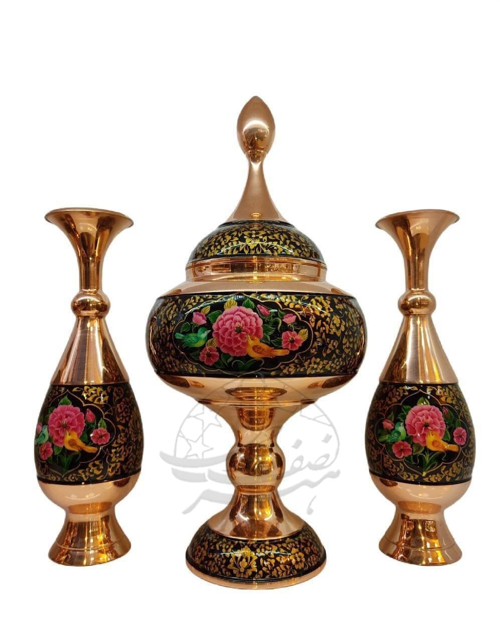 ست گلدان ۲۵ و شکلات خوری بزرگ تشعیر