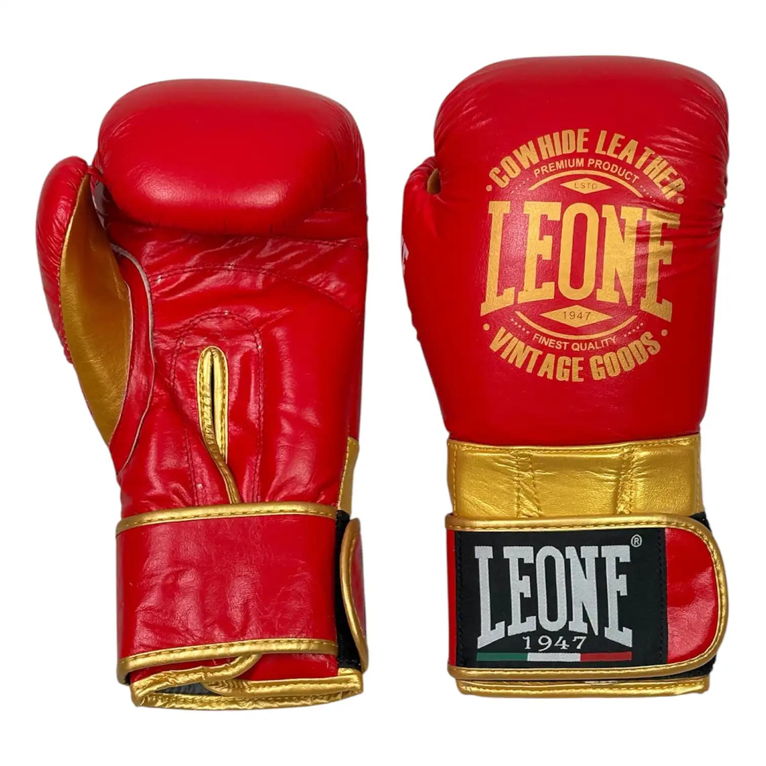 دستکش بوکس چرمی Leone قرمز