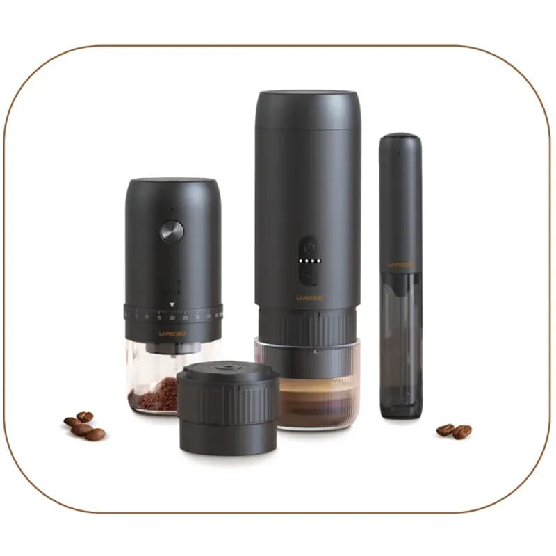 ست قهوه ساز لپرسو LePresso مدل LPCFFBCK0023BK شارژی — تصویر ۸