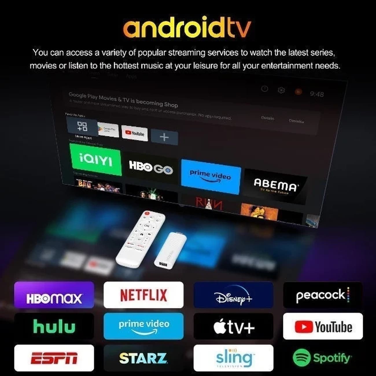 اندروید باکس پورودو Porodo مدل PDH313WH با پخش 4K — تصویر ۵