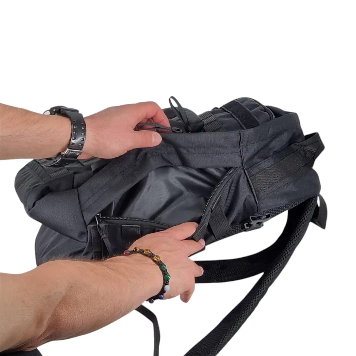 کوله پشتی تاکتیکال مشکی کد 8108 — تصویر ۱۱