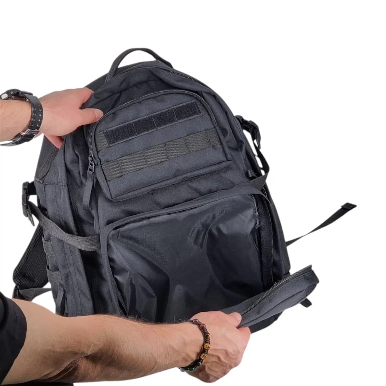 کوله پشتی تاکتیکال مشکی کد 8108 — تصویر ۶