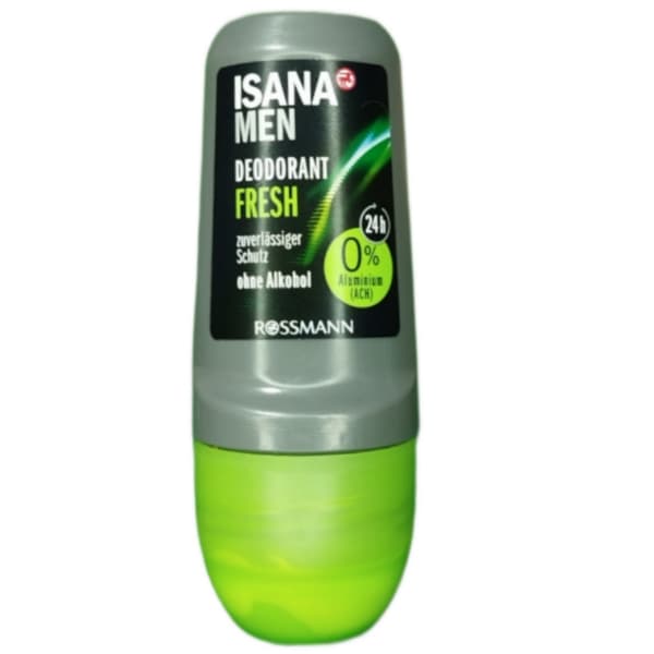 مام رول ضد تعریق بدون الکل ایسانا مردانه مدل ISANA DEODORANT FRESH حجم 50 میل