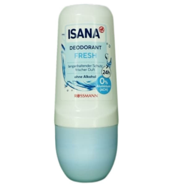 مام رول ضد تعریق بدون الکل ایسانا زنانه مدلDEODORANT FRESH حجم 50 میل
