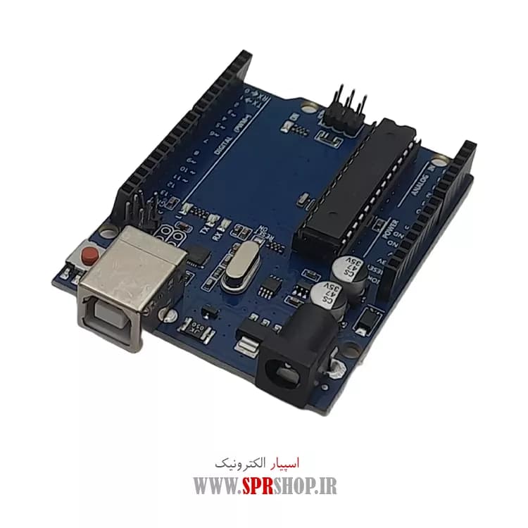 BOARD ARDUINO UNO R3 ATMEGA 328 DIP — تصویر ۲