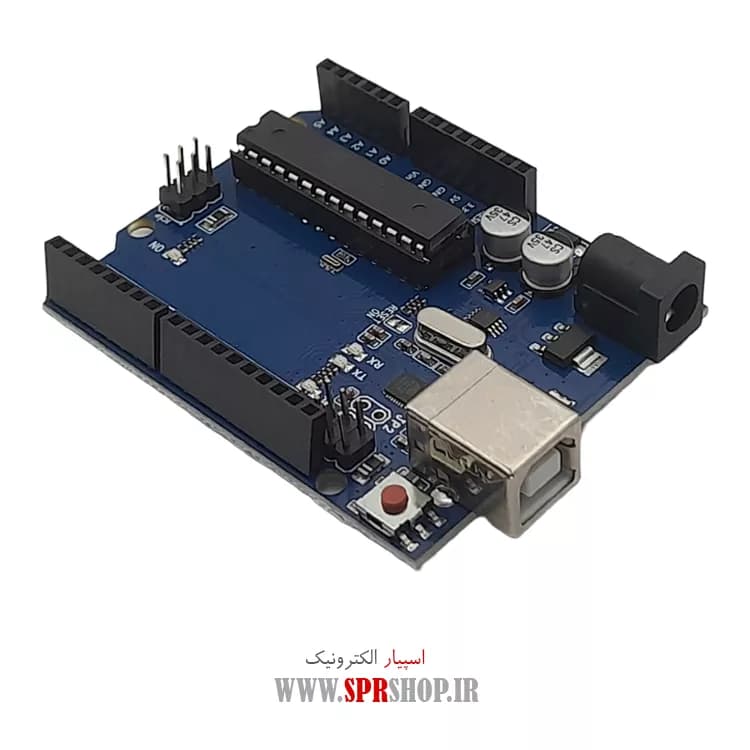 BOARD ARDUINO UNO R3 ATMEGA 328 DIP — تصویر ۳