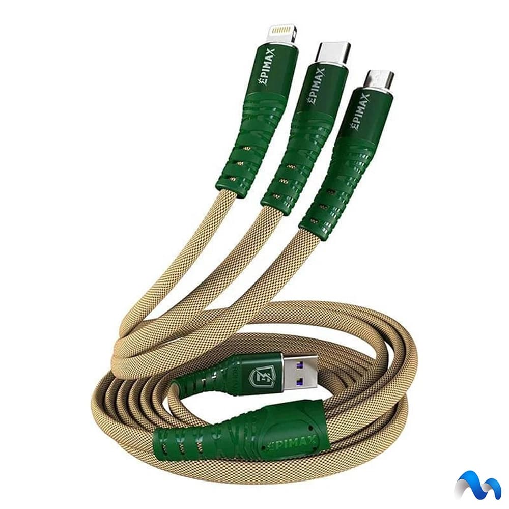 کابل تبدیل USB به microUSB / USB-C / لایتنینگ اپی مکس مدل EC – 24 — تصویر ۲
