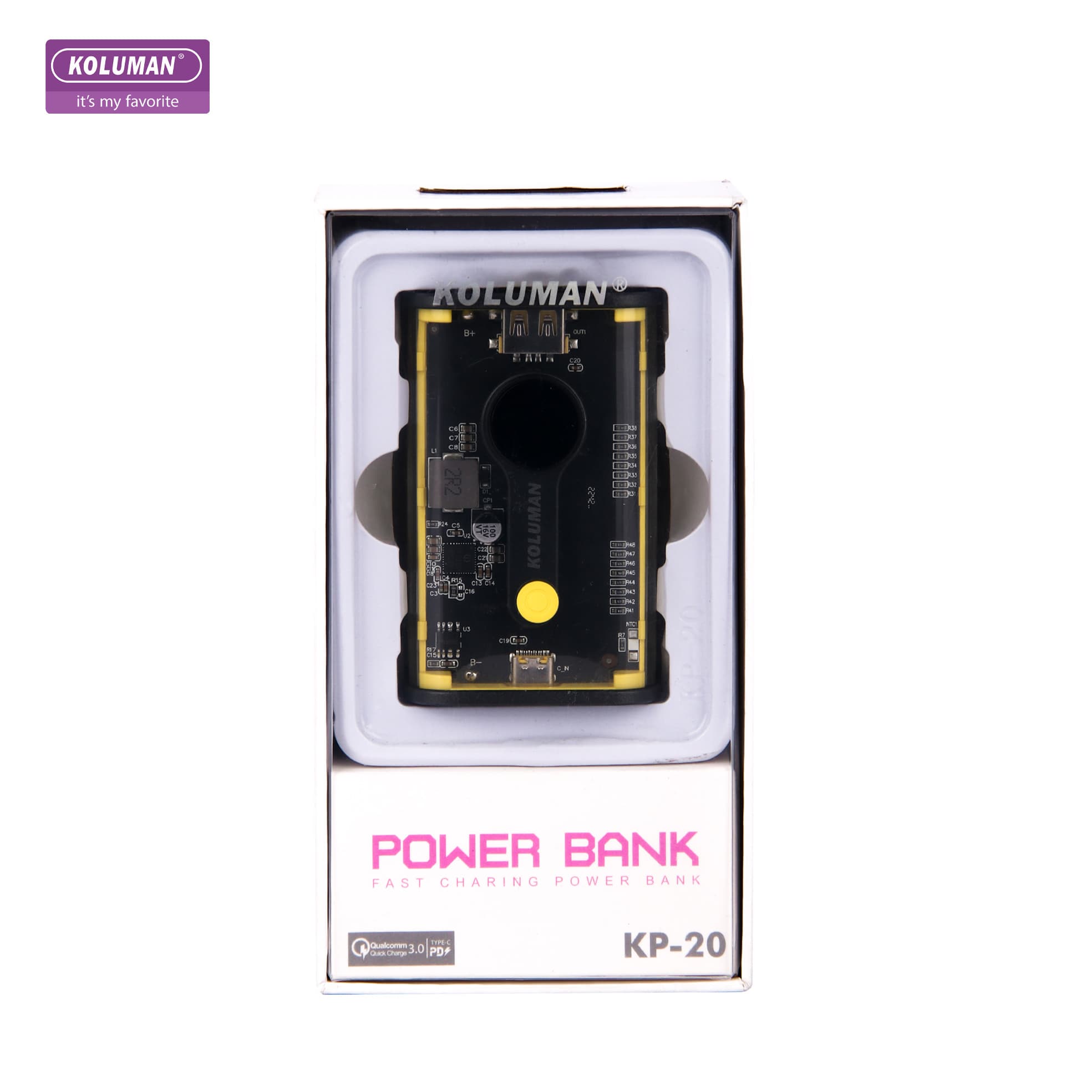 پاوربانک کلومن مدل KP-20 45W ظرفیت 20000 میلی آمپر ساعت — تصویر ۱۰