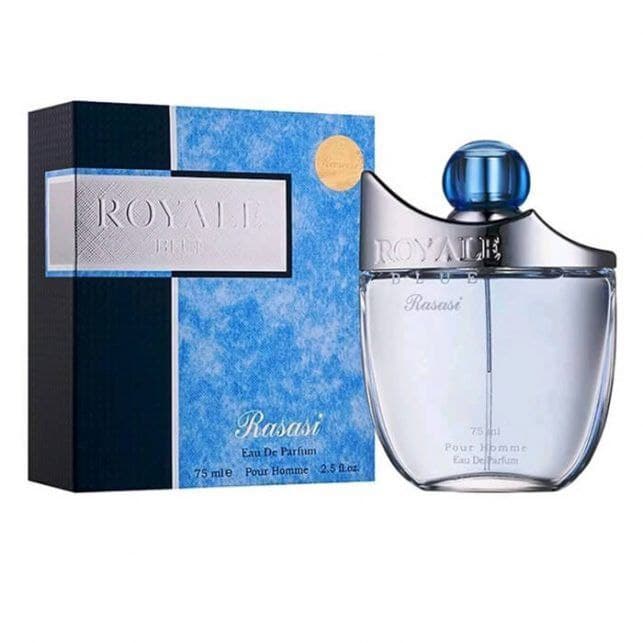 ادکلن رویال بلو رصاصی ROYALE BLUE حجم 75 میل اصلی — تصویر ۳
