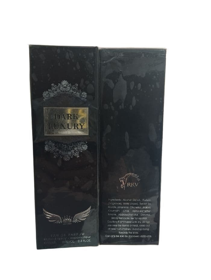 ادکلن دارک لاکچری DARK LUXURY EAU DE PARFUM RKV حجم 100 میل — تصویر ۷