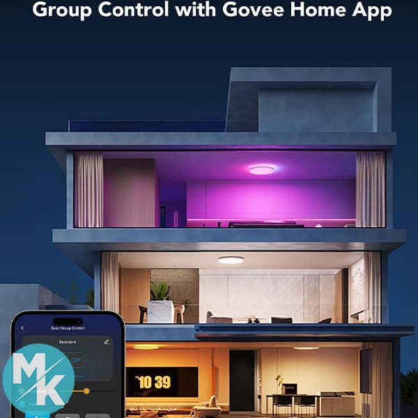 چراغ سقفی هوشمند برند Govee مدل ‎H60A1 — تصویر ۱۰