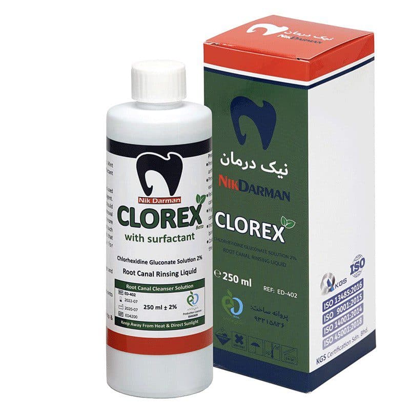 محلول کلرهگزیدین نیک درمان NIK DARMAN CLOREX 2% — تصویر ۳
