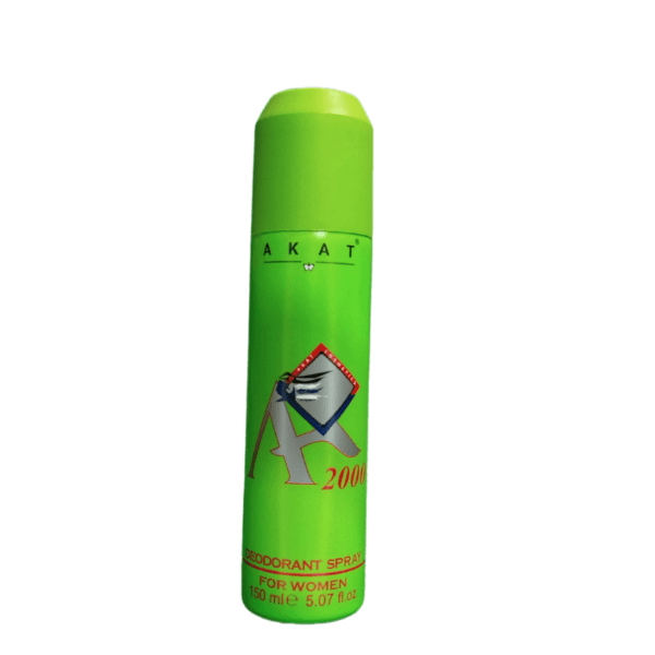اسپری خوشبو کننده بدن آکات (اکات) سبز DEODORANT SPRAY AKAT حجم 150میل اصلی
