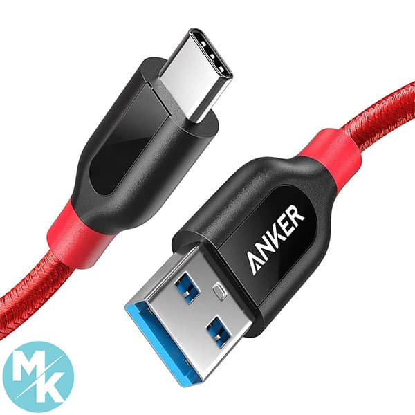 کابل شارژ Type C برند Anker مدل A8168 اصلی — تصویر ۲
