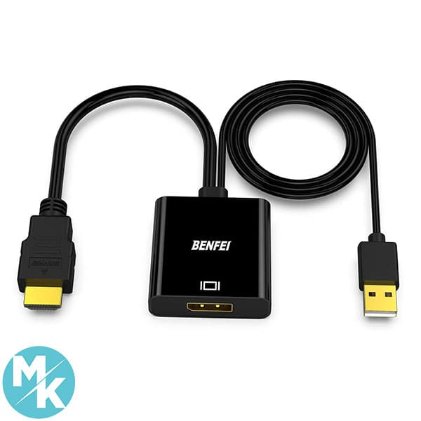 مبدل HDMI به DisplayPort برند BENFEI مدل 000152black