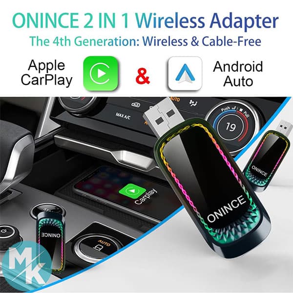 آداپتور بی‌سیم CarPlay برند ONINCE مدل Z1 — تصویر ۱۱