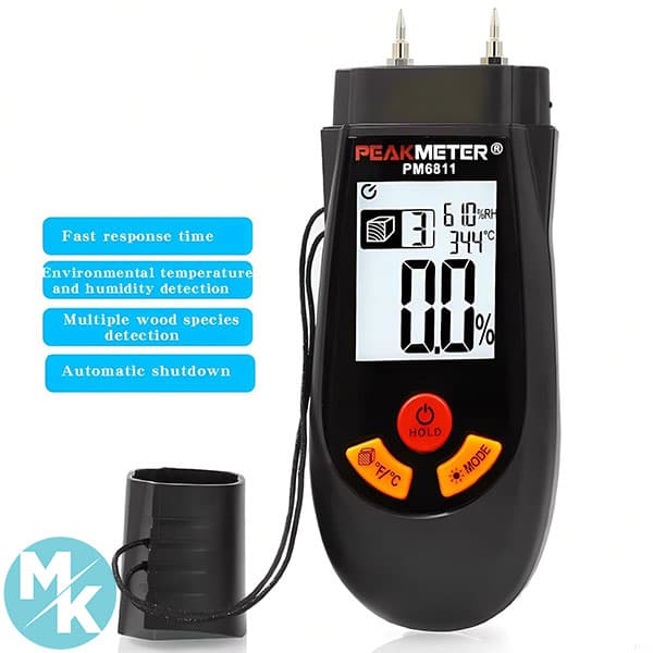 رطوبت سنج چوب برند PEAKMETER مدل PMA6811A