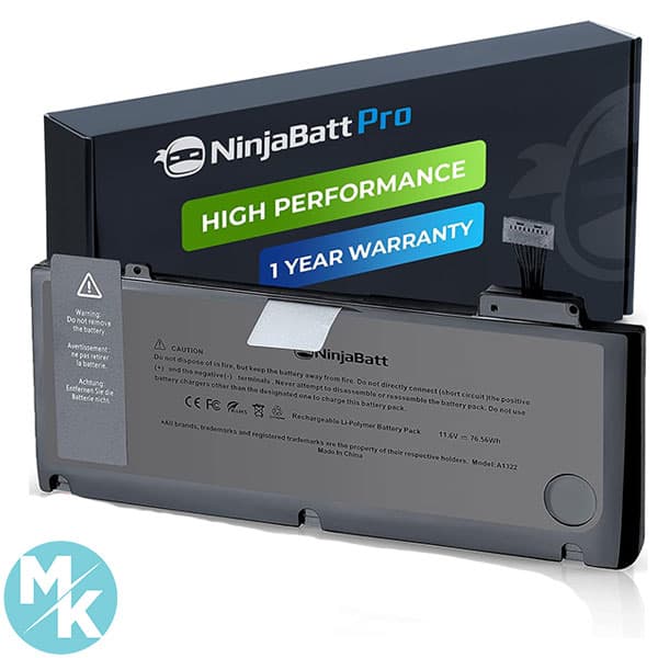 باتری لپ تاپ MacBook Pro برند NINJABATT مدل A1322 — تصویر ۲
