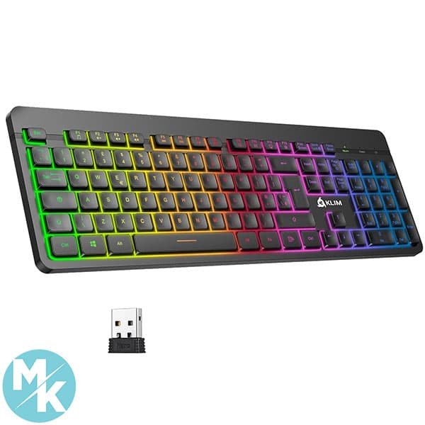 کیبورد بیسیم قابل شارژ برند KLIM مدل Light V2
