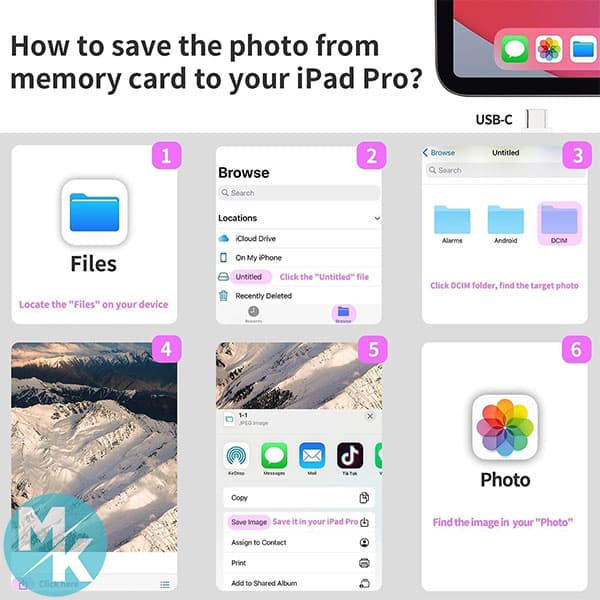 مبدل Type C به USB/SD/TF Card برند YRIKE — تصویر ۷