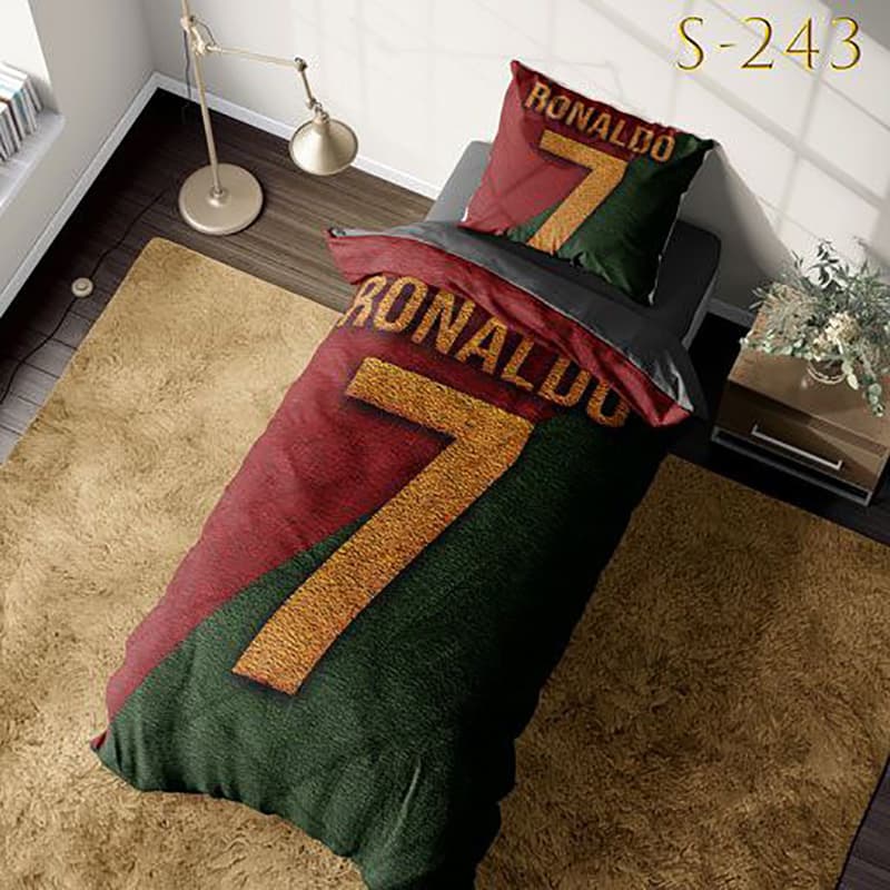 روتختی سه بعدی جنس نخ پنبه میکروتنسل طرح رونالدو – کد S-243