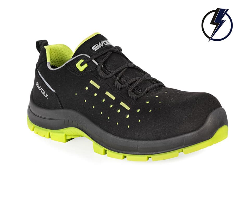 Swolx Elektirikci Suet Microfiber-S1P Safety Shoes