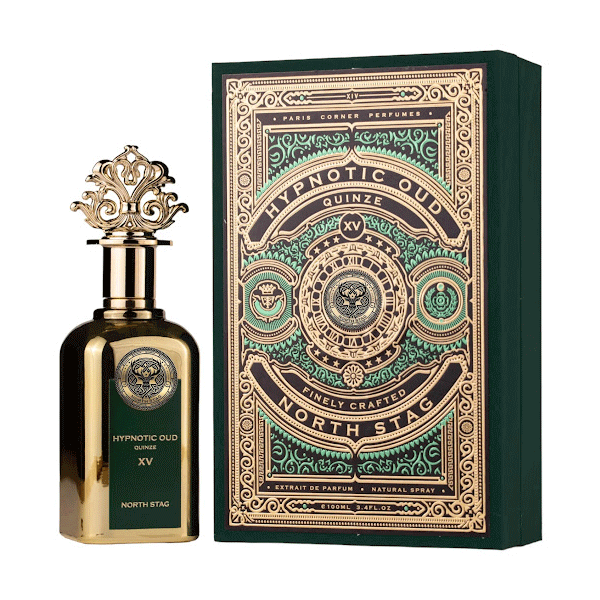 ادکلن پاریس کرنر مدل نورث تگ هیپنوتیک عود hypnotic oud quinze xv رایحه د اسپریت اف دبی میدان