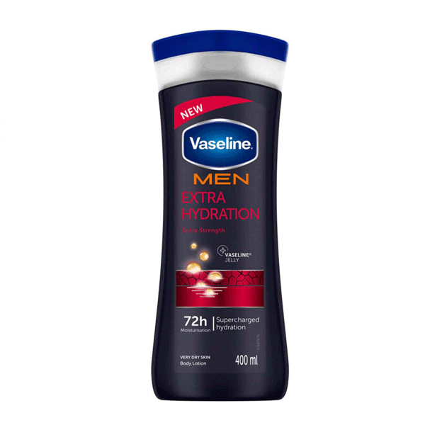 لوسیون بدن آبرسان وازلین مدل Men Extra Hydration