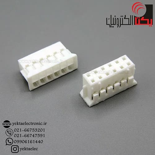 کانکتور مینیاتوری 12 پین مادگی دوردیفه 6*2 (PHD) — تصویر ۲