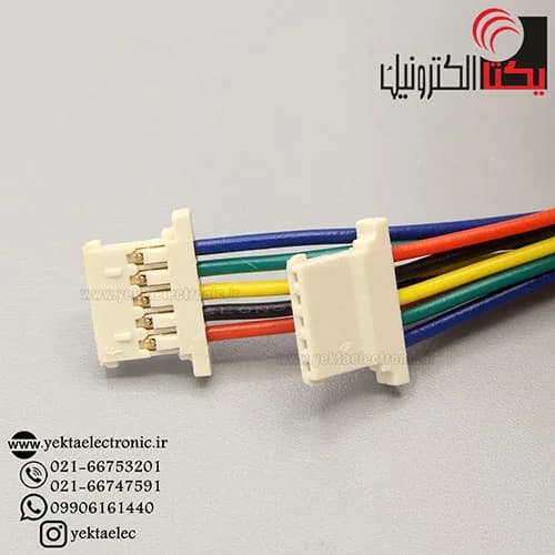 کانکتور FH مادگی 5 پین سیم دار لبه دار (1.25میلی متری) — تصویر ۳