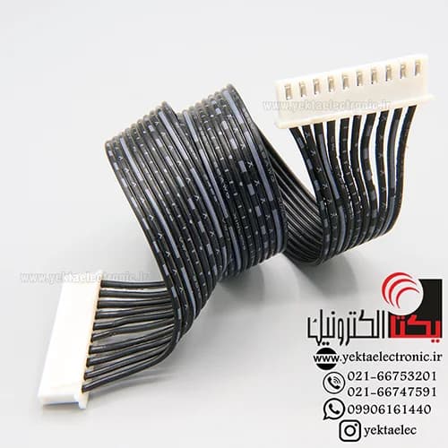کانکتور XH مادگی سیم دار 10 پین 30 سانتی متر دو سرکابل( دزدگیری )