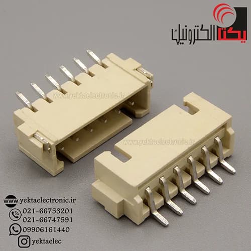 کانکتورxh نری 6 پین SMD (دزدگیری)