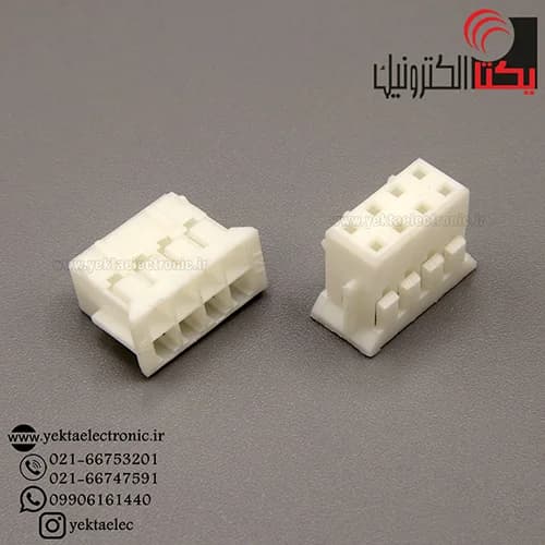 کانکتور مینیاتوری 8 پین مادگی دوردیفه 4*2 (PHD)
