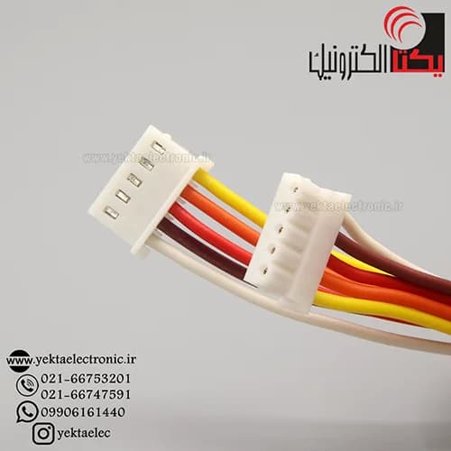 کانکتور پین گرد 5 پین مادگی سیمدار 15 سانتی — تصویر ۲