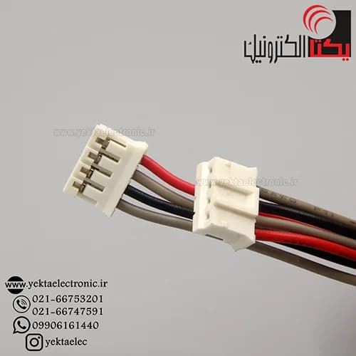 کانکتور مینیاتوری 4 پین مادگی سیم دار 10 سانتی — تصویر ۳