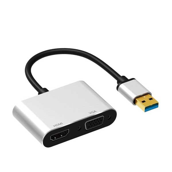 تبدیل HDMI / VGA به USB3.0