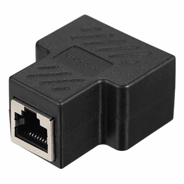 تبدیل 1 به 2 شبکه rj45 (برل 2 پورت شبکه) لمونتک