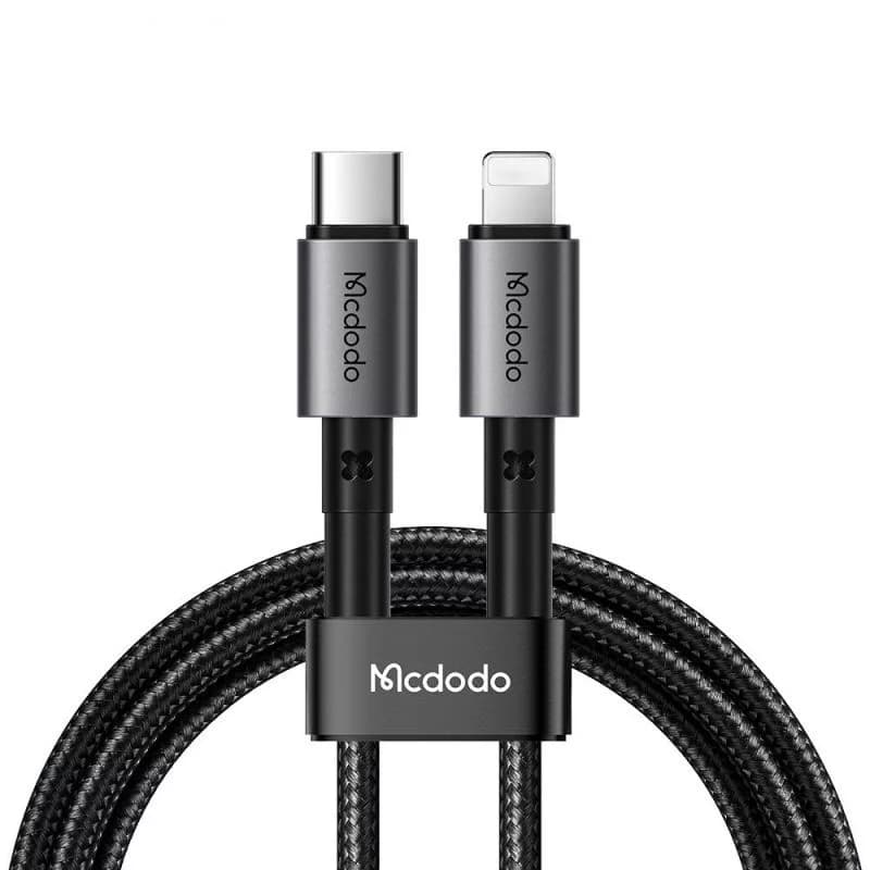 کابل شارژ سریع تایپ سی به لایتنینگ 36 واتی مک دودو مدل MCDODO CA-2851 طول 1.8متر