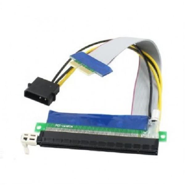 کابل افزایش طول رایزر pci e 1x به 16x