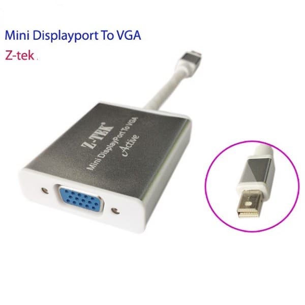تبدیل mini displayport به vga اکتیو (Z-TEK آلمان) — تصویر ۶