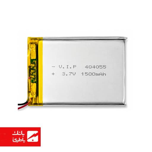 باتری لیتیوم پلیمیر 404055 ظرفیت 1500 میلی آمپر ساعت