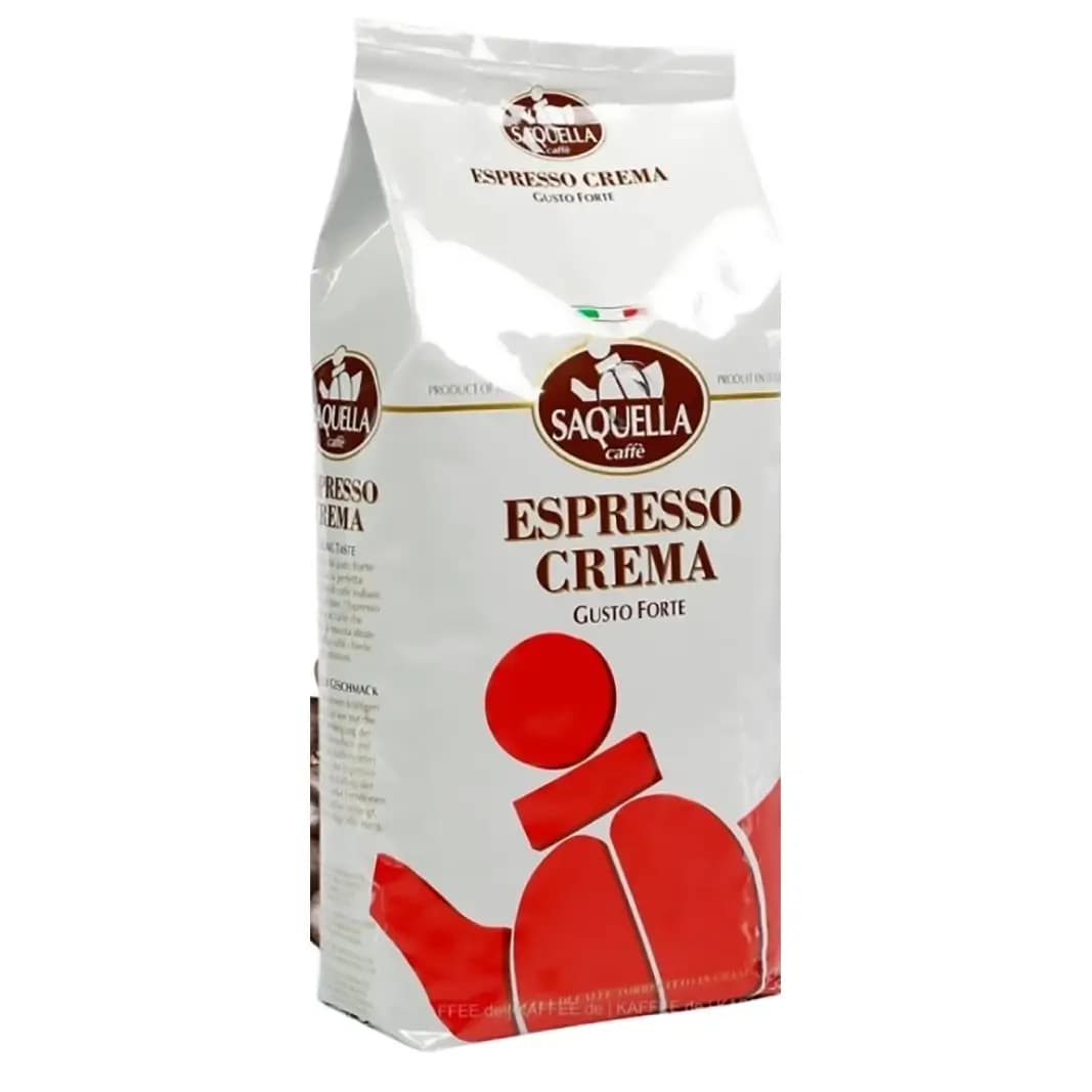 دانه قهوه ساکوئلا اسپرسو کرما گوستو فورته سفید (90%روبوستا-10%عربیکا) 1 کیلویی Saquella Espresso Crema — تصویر ۳